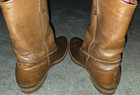 Vtg Red Wing 2214 Pecos Brown Leather Boots Steel Toe Made In USA Sz 12 E3 EUC — photo 6