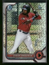 2022 Bowman #BCP-80 Junior Sanquintin Cleveland Guardians