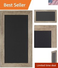 Decorative Magnetic Chalkboard, 13x23 - Rustic Brown Beauty for Home or Office