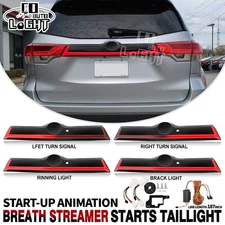 Smoked LED Rear Tail Trunk Brake Light w/Hole For Toyota Highlander 2014-2019