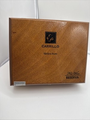 E P Carrillo New Wave Reserva Empty Wooden Box.