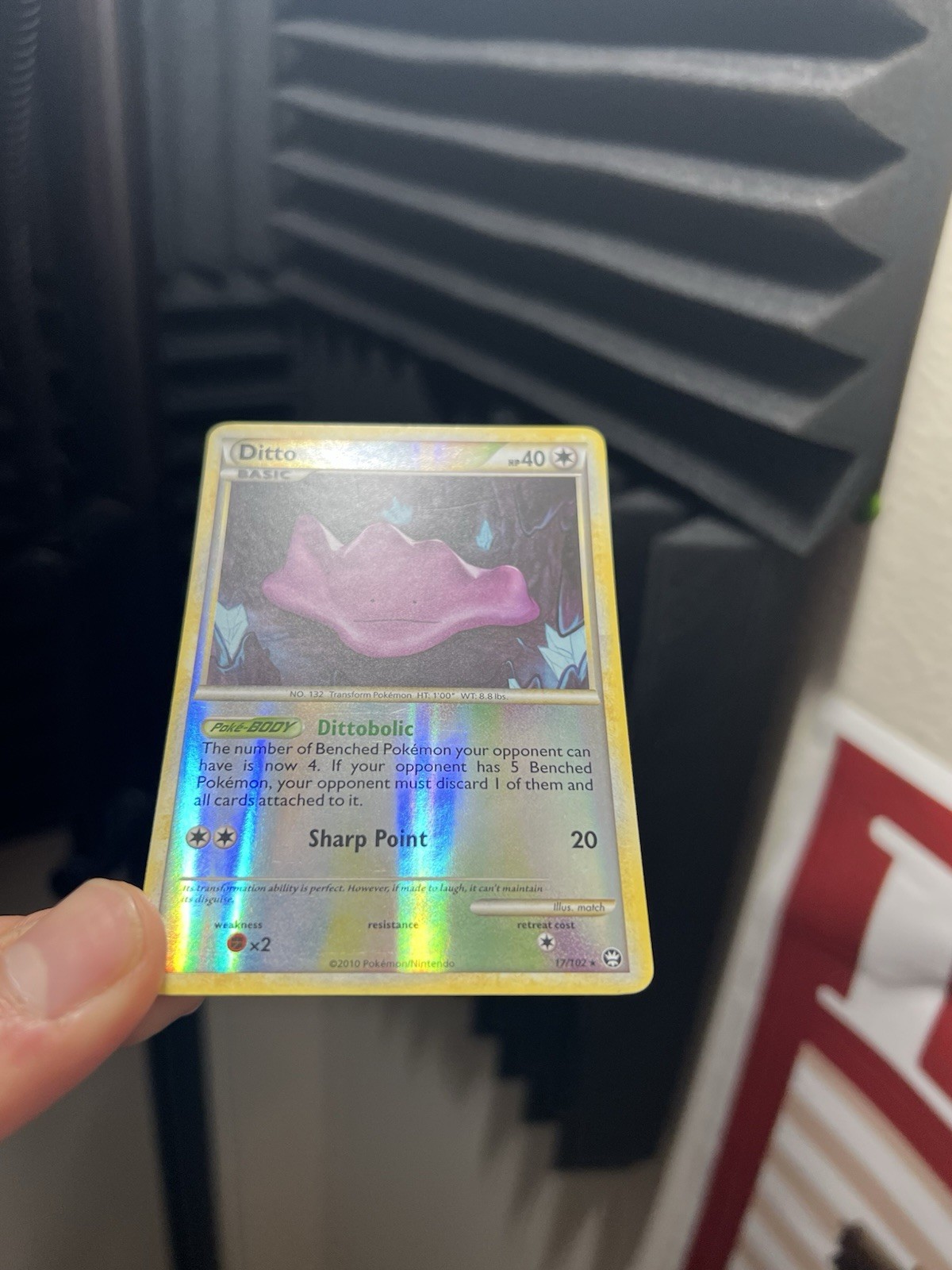 Pokémon TCG Ditto Triumphant 17/102 Reverse Holo Rare LP Condition