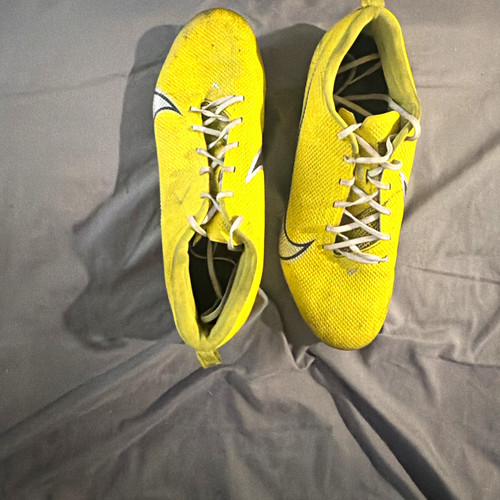 Nike vapor football Oregon duck cleats US 14 worn twice on turf