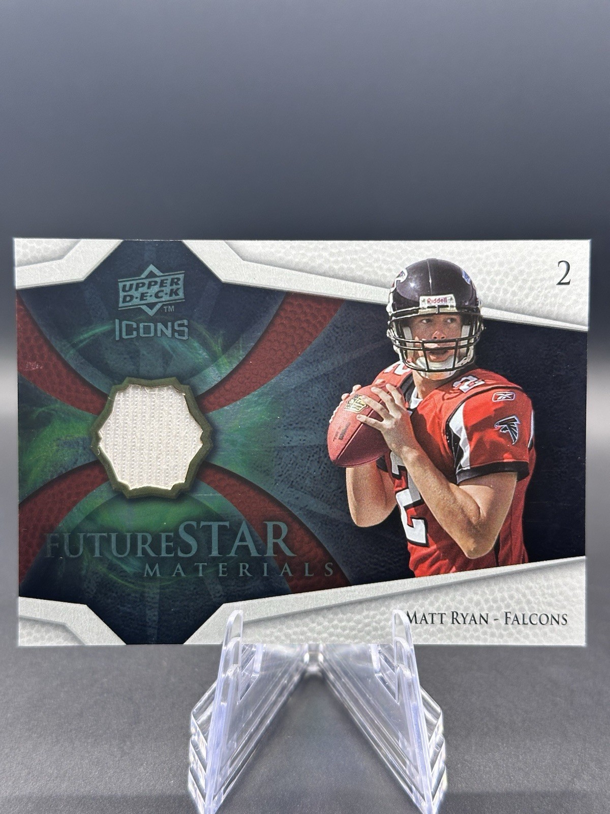 Matt Ryan Upper Deck Icons Future Stars Materials #FSM7 Base