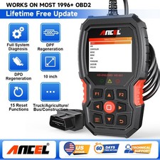 ANCEL HD601 Diesel Heavy Duty Truck All System Diagnostic Tool Fit For Detroit