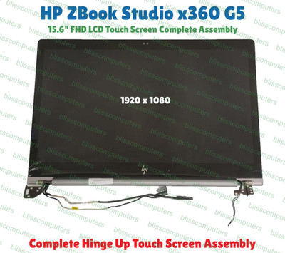 HP ZBook 15 G5 Mobile Workstation FHD Privacy Touch Screen hinge up L303 G2U