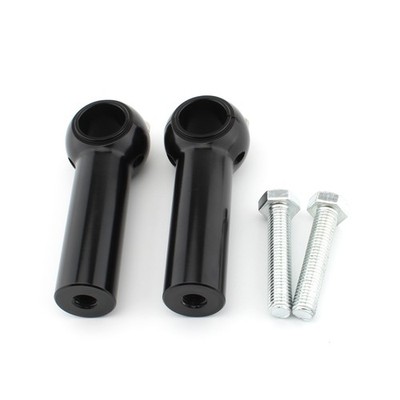 height up 4'' Handlebar Clamp Riser Kit For Harley Davidson Cruisers Black
