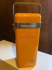 Veuve Clicquot Orange Champagne Cooler / Ice Bucket - Vintage Style Portable Win