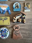 Lot Vintage Refrigerator Magnets Assorted  States Travel Countries Tourist F14 — photo 6