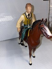 Vintage 1950's, Hartland, Wyatt Earp Sheriff Figure with BROWN Horse