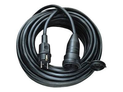 Brennenstuhl 1161420 5m Cable Extension 5m 3-pole Extension Cable IP 44 Black 5m
