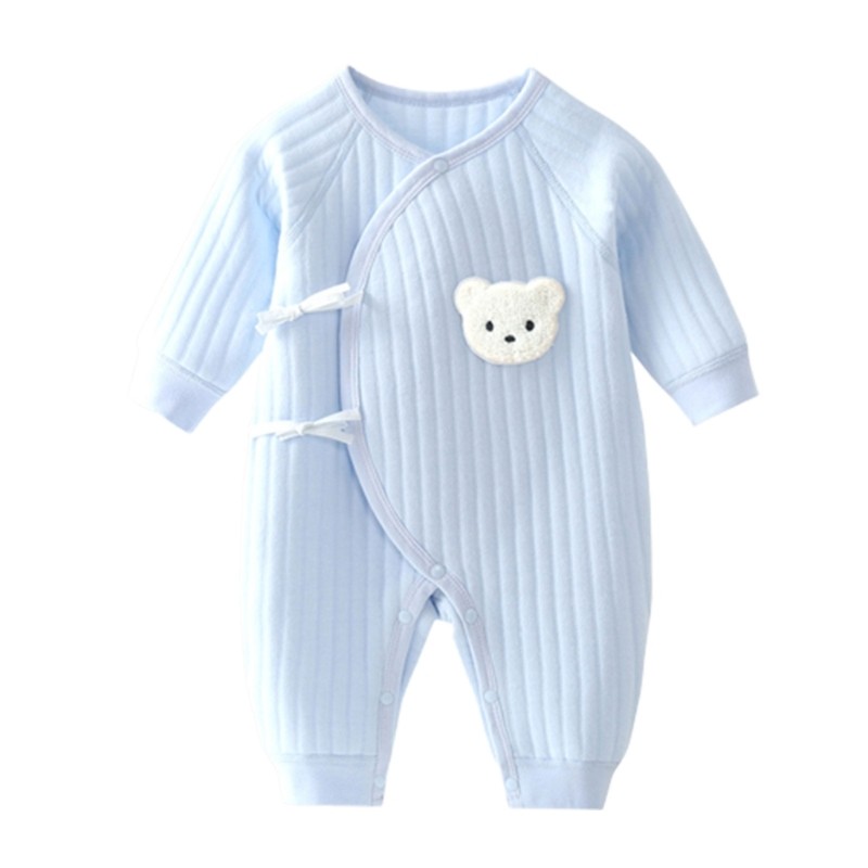 Infant Cotton Jumpsuit Unisex Baby Long Sleeves Romper Soft Cotton One-pieces
