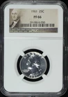 1961 Washington Quarter NGC PF-66 Portrait Label