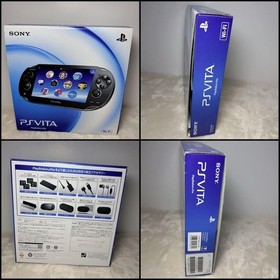 Excellent Sony PlayStation PS Vita  PCH-1000 Crystal Black CIB