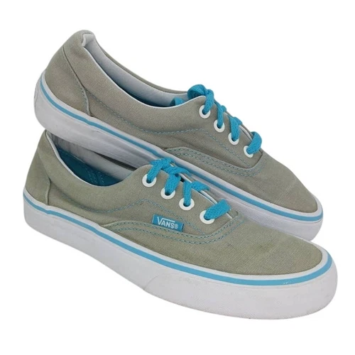 Sneakers da skate VANS grigio azzurro donna usate taglio basso tg. 6 1 2