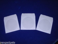 100 X DVD CD PAPIER HÜLLE COVER CASE MIT KLE...