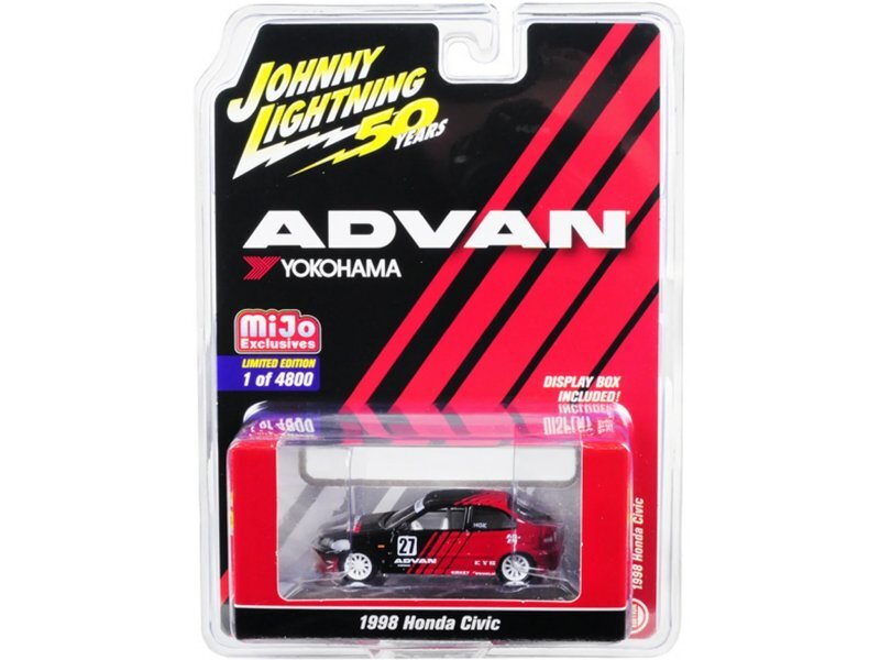 HONDA Civic - 1988 - ADVAN - Johnny Lightning 1:64 | eBay