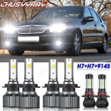 Para For Bmw 323i 1999-2000 6x 6000k Altos Bajos Bombillas Antiniebla
