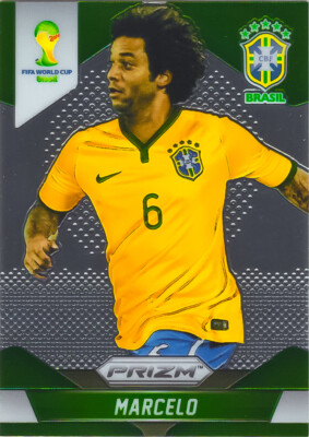 【まさ】サッカーカード 2010、2011DVD付き、2013、2014 Marcelo 2014 Panini Prizm World Cup Brazil Chrome Soccer Card #107