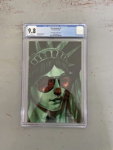 The Recount #1 Neil Nelson One Stop Shop Exclusive Variant CGC 9.8 Optioned HTF 