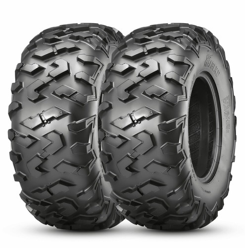 Set 2 6 Ply ATV Tires UTV All Terrain 25X8-12 25X10-12 23" 24" 25" 27" 30" Tyres - Picture 44 of 93