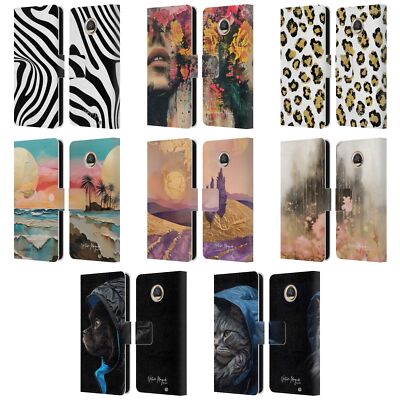 OFFICIAL NATURE MAGICK VARIOUS COLLECTION LEATHER BOOK CASE FOR MOTOROLA PHONES