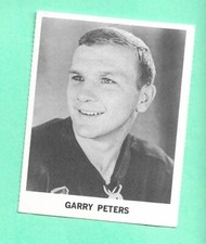 (1) GARRY PETERS 1965-66 COCA COLA NY RANGERS    VG  CARD (I7774)