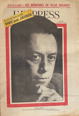 DER EXPRESS VON DER 7 Jan 1960 N° Special Albert Camus Und Gott Und Jaurès