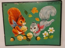 1956 Whitman Squirrels with Acrons Picture Puzzle No.4421:29