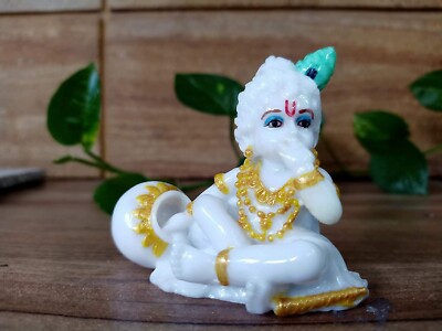 Statua di Shree Krishna in ottone / Idolo di Lord Krishna con