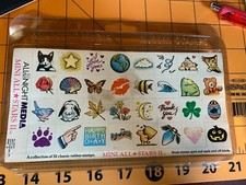 Set timbri in gomma All Night Media Mini All Stars II *Vintage* retrò anni 80