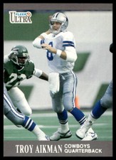 1991 Ultra #162 Troy Aikman   Dallas Cowboys