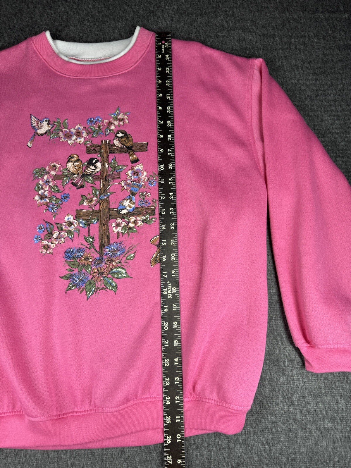 Vintage Basic Editions Pullover Size Large Birds … - image 5