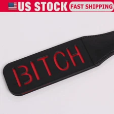 Double Layer PU Leather Flogger Whip Paddle Spanking Adult Cosplay Slave Cuffs