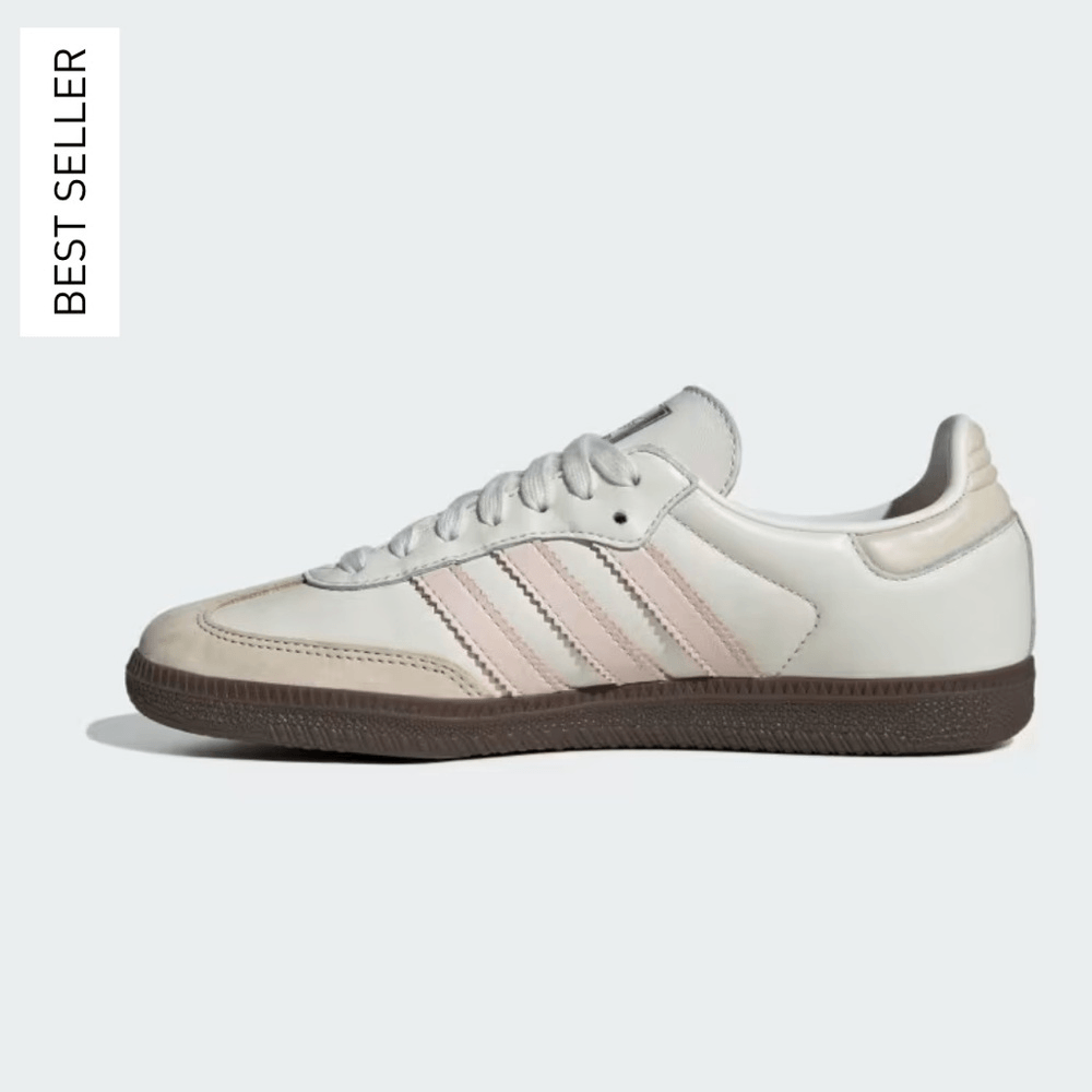 NWT Adidas Samba OG W Cloud White Wonder Quartz Pink Sneakers Size 