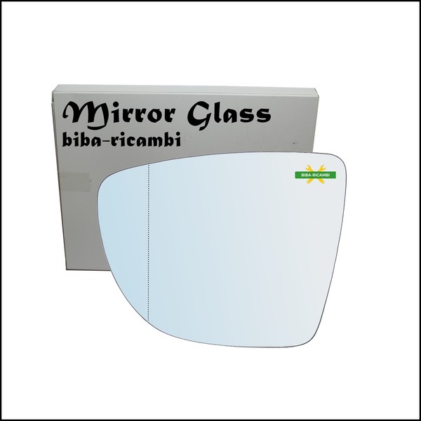 Glas Spiegel RüCkspiegel Verchromt AsphäRisch Seite Sx-Guidatore FüR Renault-image