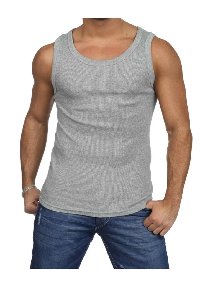 G.T.I. , Lot de 3 débardeurs homme 100% coton ,Marcel homme, maillot de corps - Photo 4/4