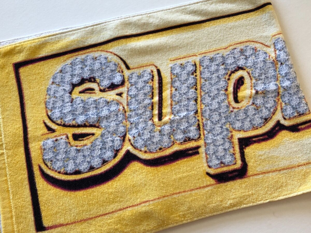 Supreme Box Logo Bling Towel SS13 | eBay Supreme Box Logo Bling Towel SS13 | eBay
