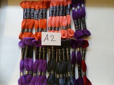 30 MATASSINE MISTE COTONE RICAMO DMC N° 25 - 20 MT L'UNA LEGGI INFO NO MOULINE