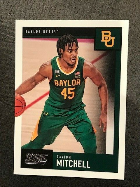 DAVION MITCHELL 2021-22 Chronicles Draft Picks Score Rookie Card 394 rare Baylor