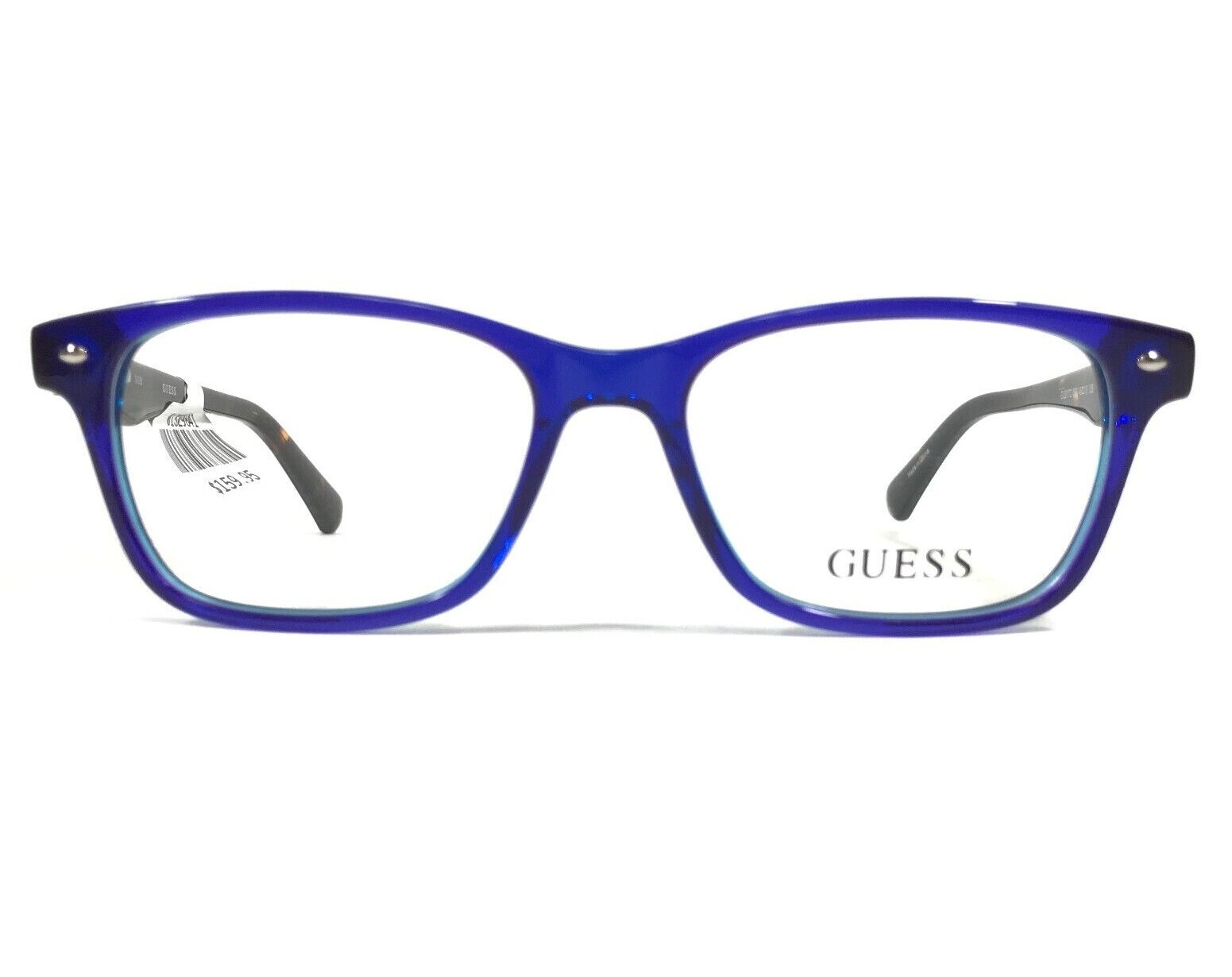 Guess GU9172 083 Kids Eyeglasses Frames Blue Tortoise Square Full Rim 48-15-135