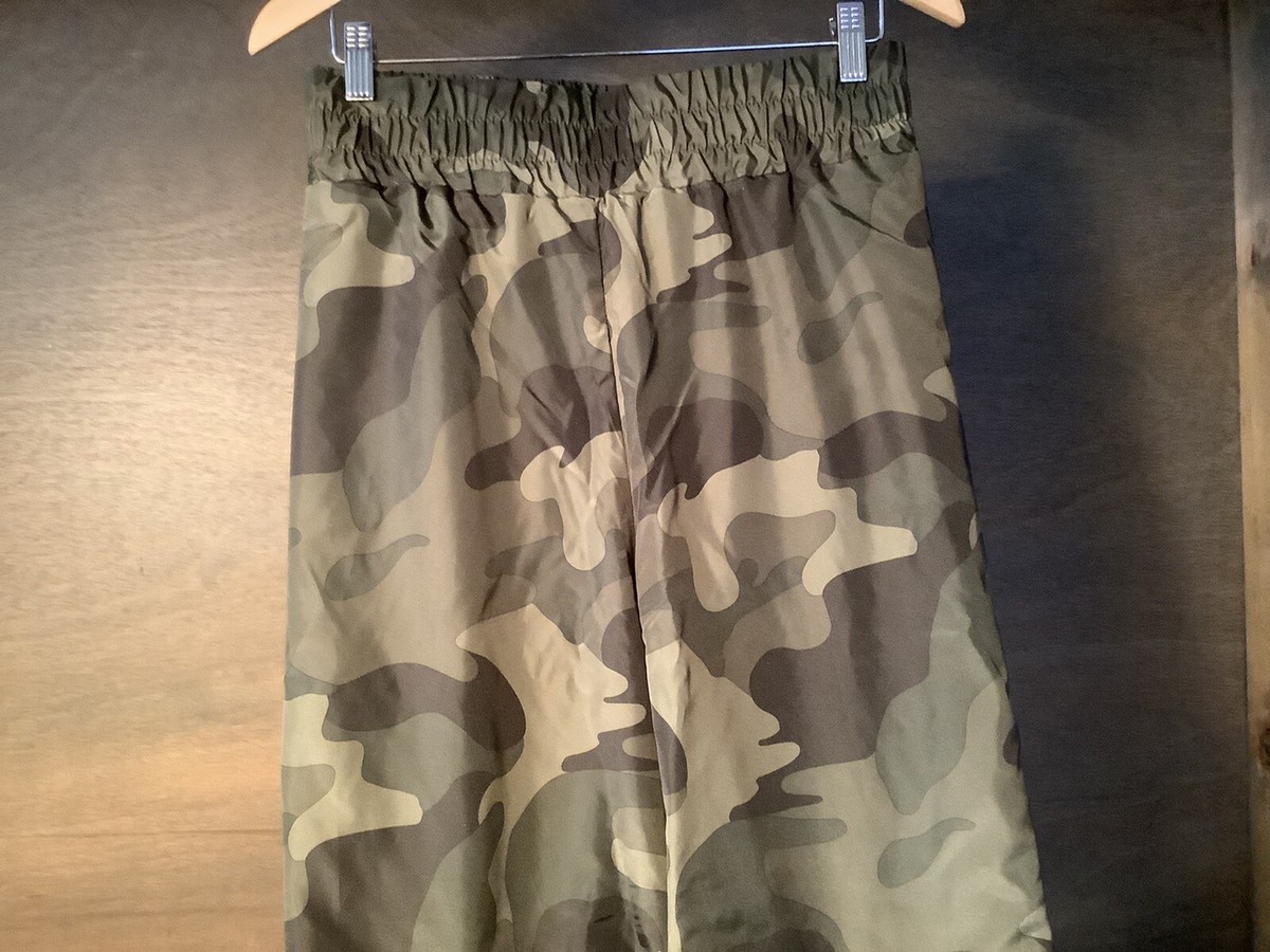 NO BOUNDARIES WOMENS CAMOFLAUGE PULL ON PANTS NEW CASUAL ELASTIC