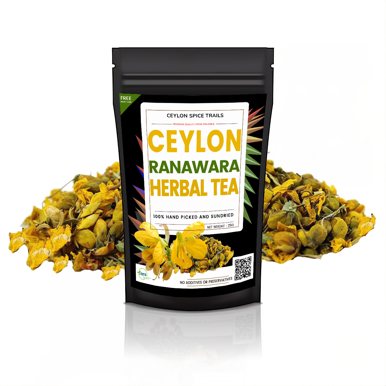 Ranawara Dried Flowers: Natural Herbal Tea for Diabetes & Digestive Support-image