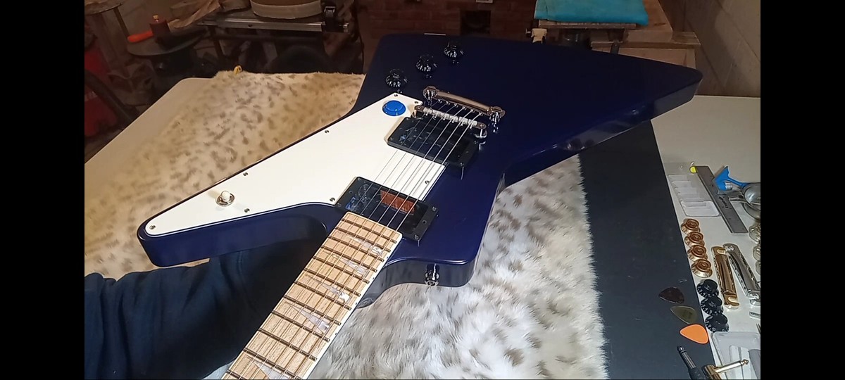 58 Explorer Replacement Guitar Neck Lower. Vintage Gibson Project