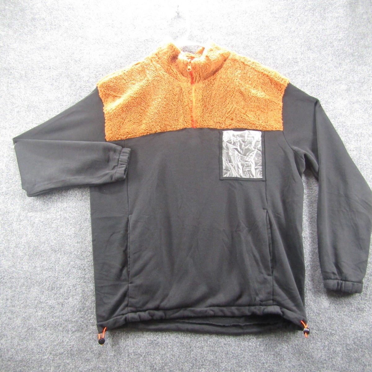 adidas neo x POKEMON Crossover Half Zipper Splicing Pullover Black XL RARE