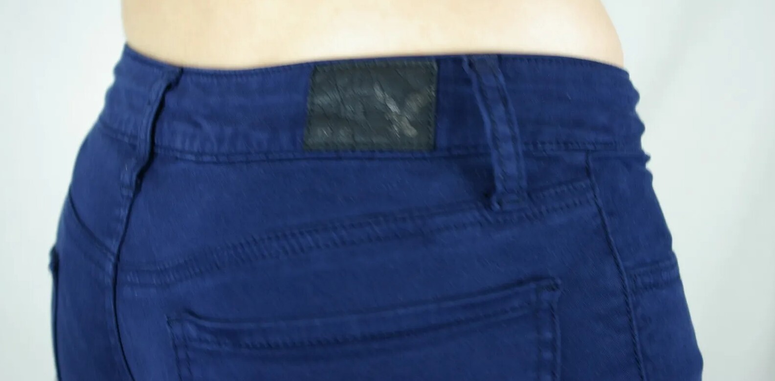 American Eagle Super Stretch Solid Navy Blue Jegg… - image 17