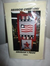 NIP Rainbow Creations America's Pride Flag & Pillow Quilting