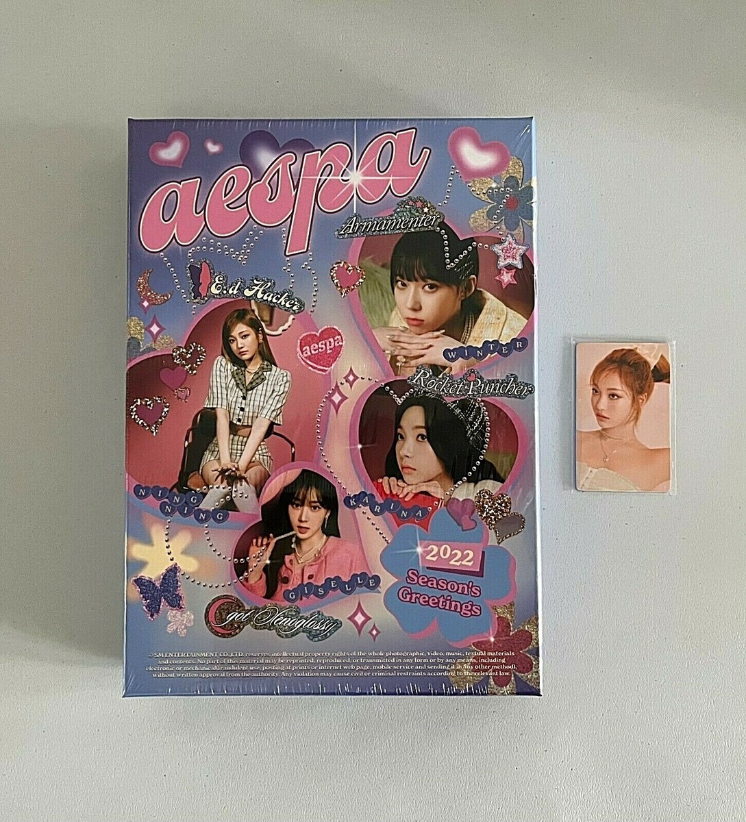 AESPA OFFICIAL 1ST PRESS EDITION 2022 SEASON'S GREETINGS WITH