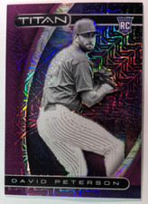 2021 CHRONICLES TITAN PURPLE MOJO PRIZM RC DAVID PETERSON 38/99