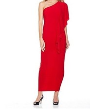 Occasions evening party cocktail Wedding Church Cruise red maxi dress plus 2X